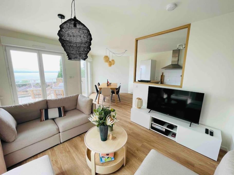 Magnifique Appart Renove Evian Duplex Vue Lac 8 Pers Экстерьер фото